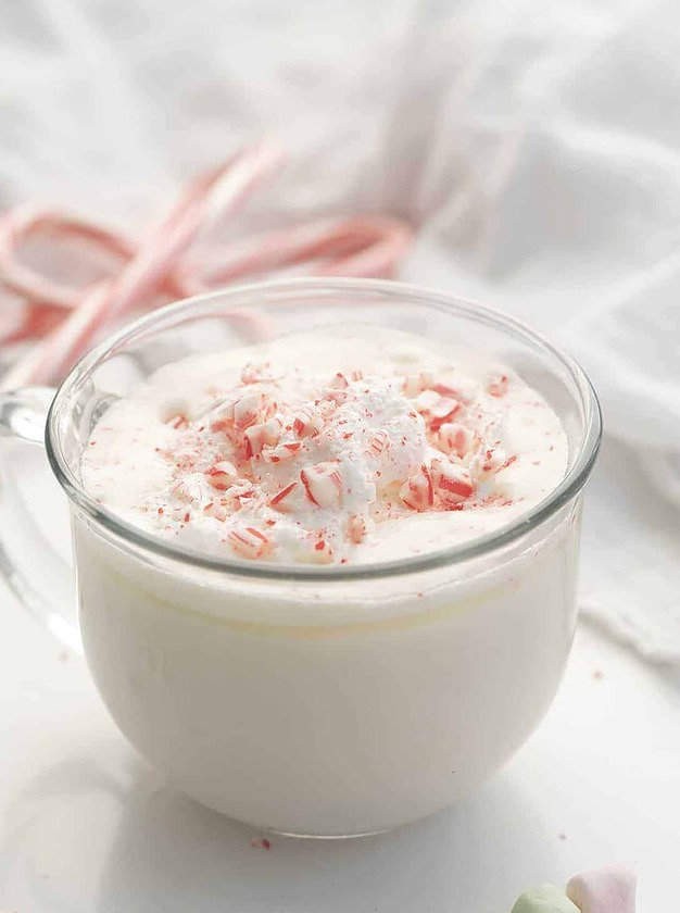 Snowed-in White Chocolate Hot Cocoa Cocktail