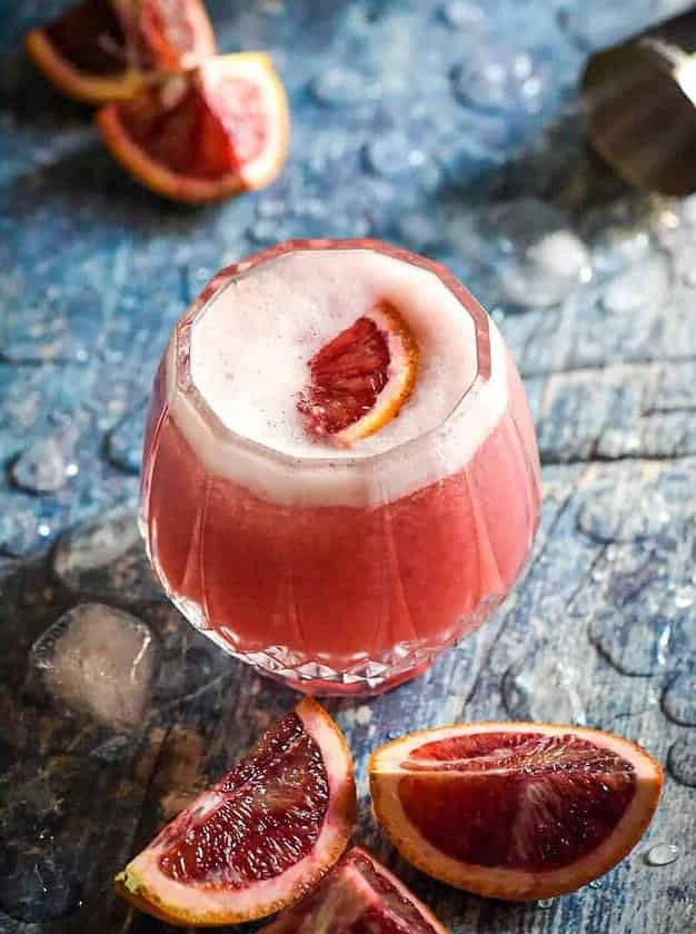 Blood Orange Vodka Sour