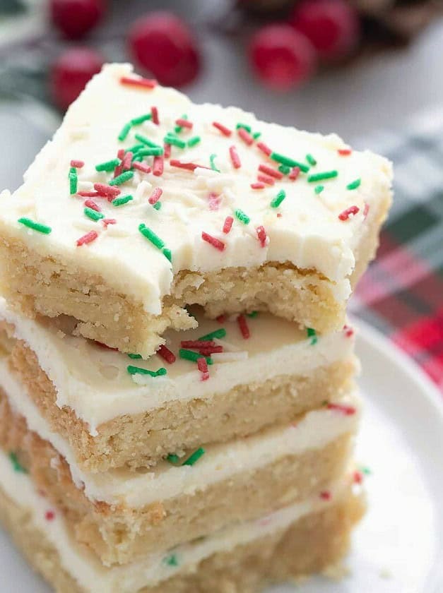 Keto Sugar Cookie Bars