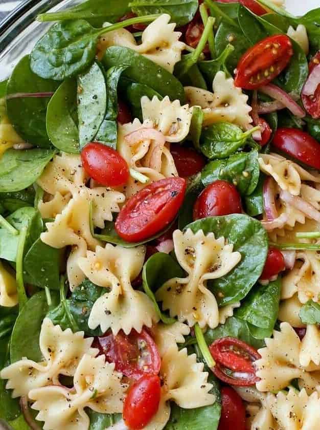 Spinach Pasta Salad