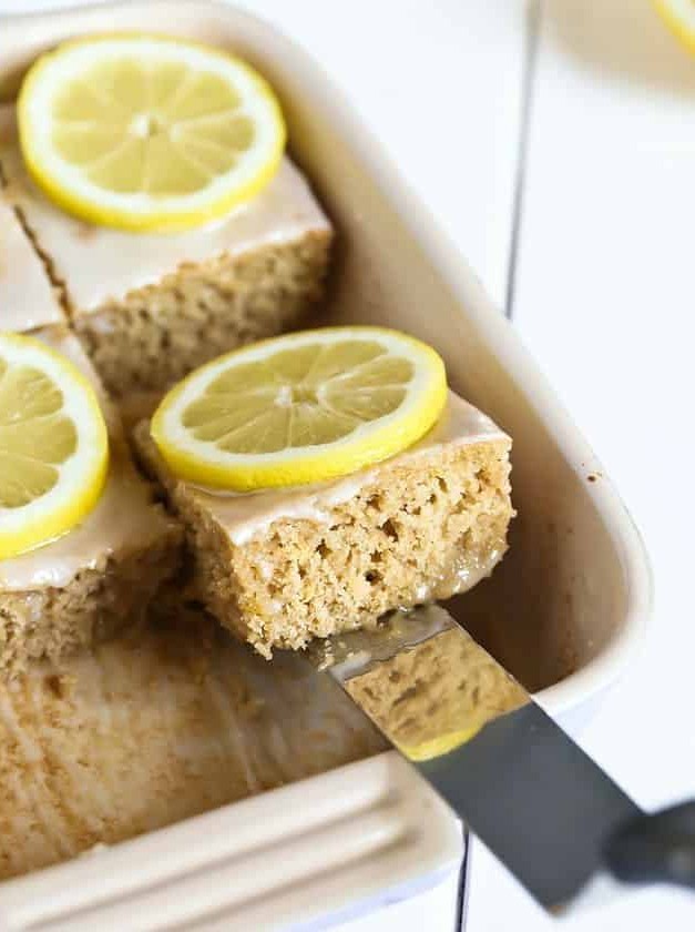 Healthy Vegan Lemon Cake