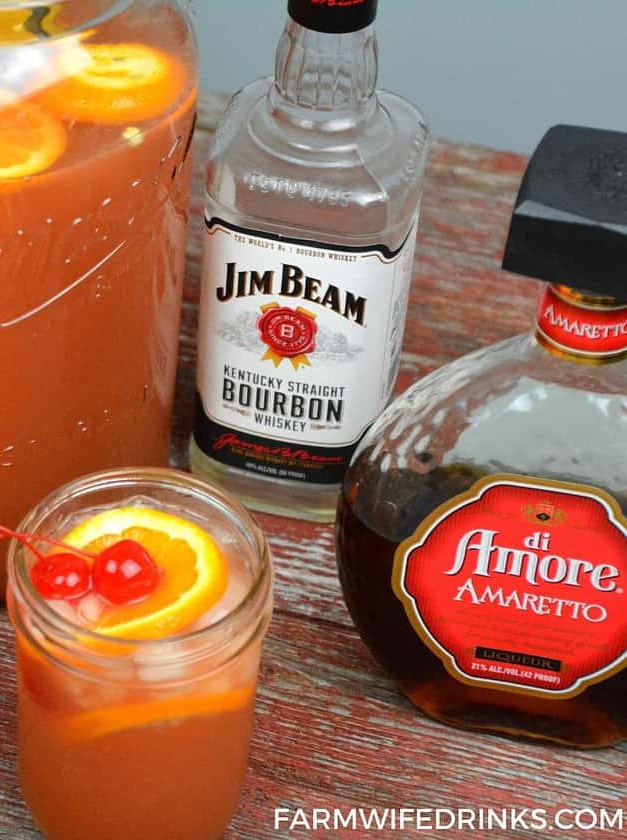 Amaretto Bourbon Punch