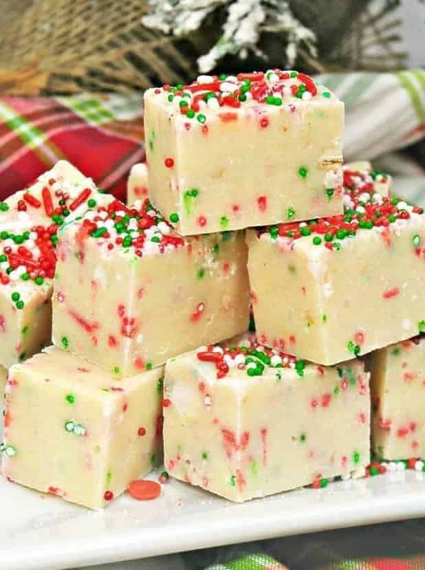 Sugar Cookie Christmas Fudge