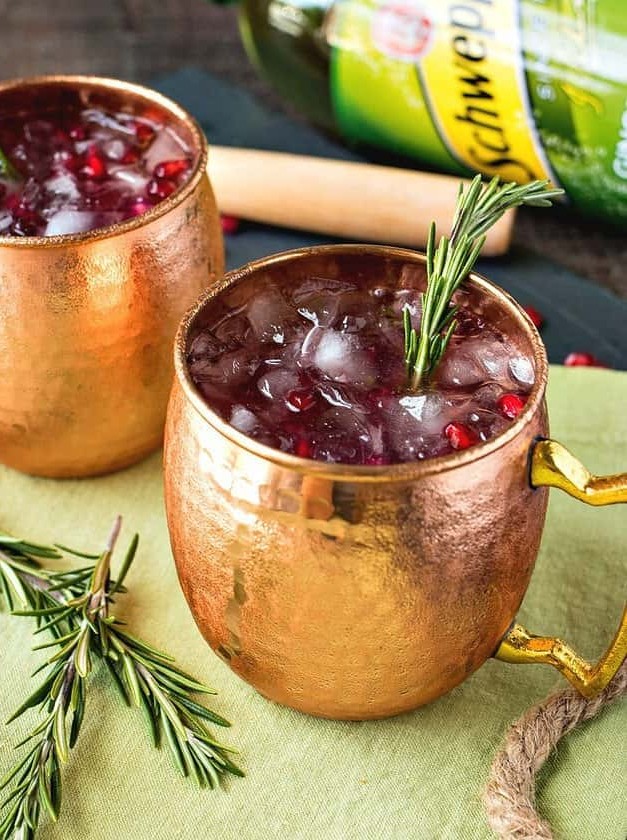 Pomegranate Rosemary Moscow Mule