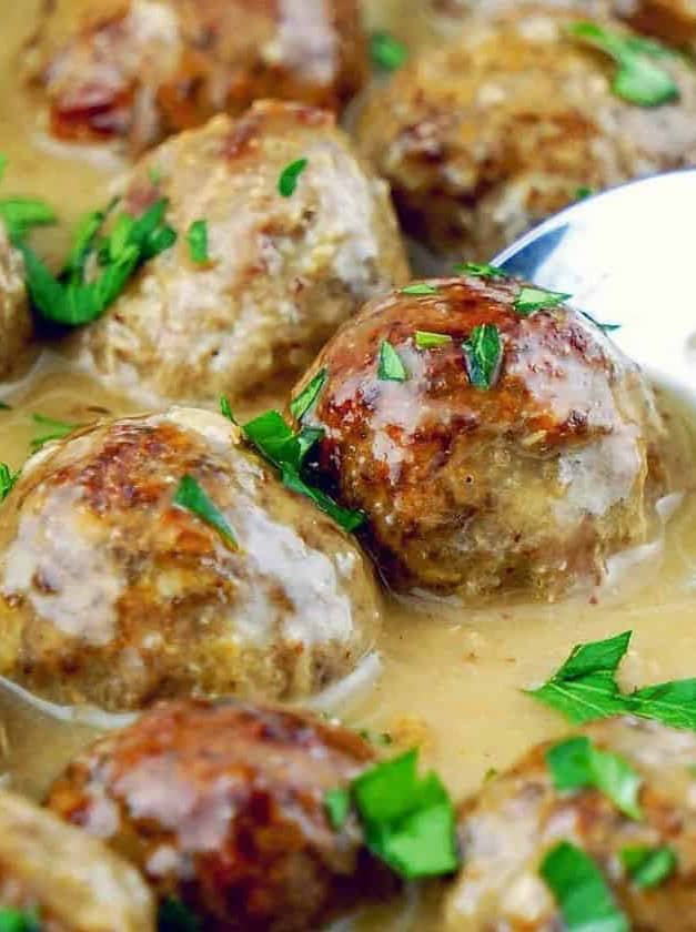 Gluten Free Swedish Meatballs