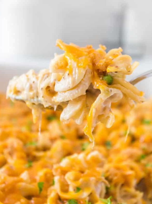 Cheesy Tuna Noodle Casserole