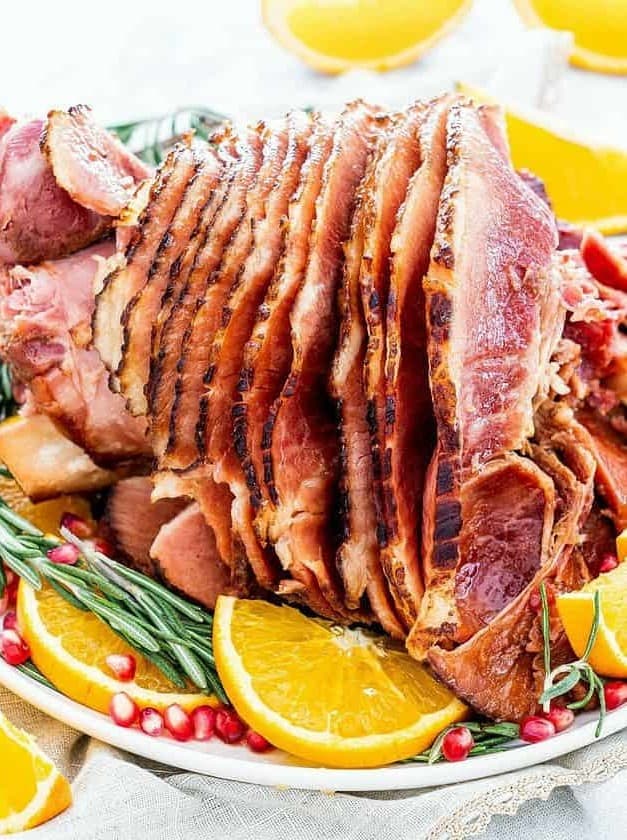 Crockpot Brown Sugar Cola Glazed Ham