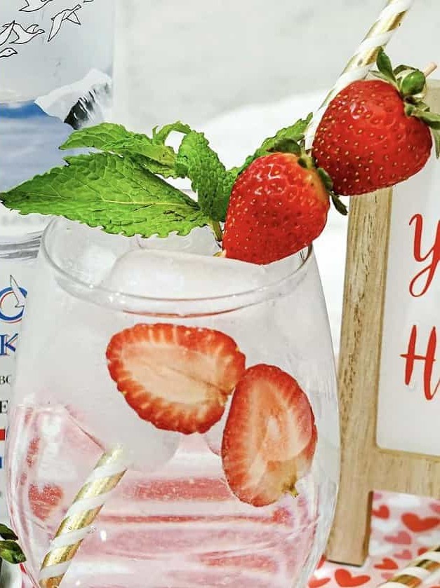 Valentines Strawberry Hard Seltzer