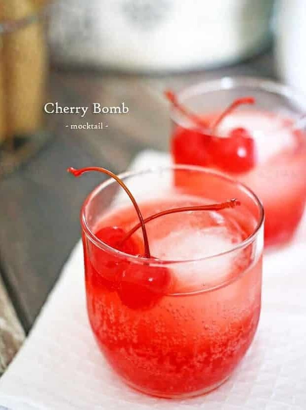 Cherry Bomb Mocktail