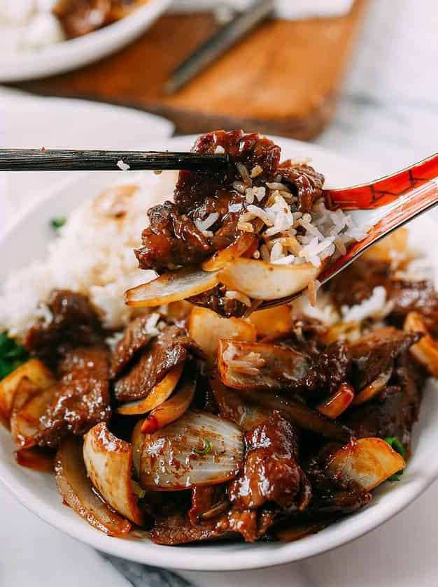 Beef Onion Stir-fry