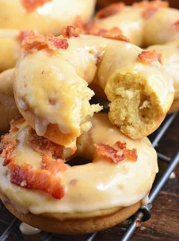 Maple Bacon Donuts