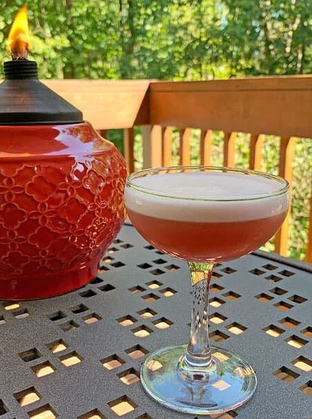 Pomegranate Whiskey Sour