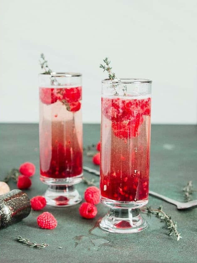 Raspberry Kir Royale