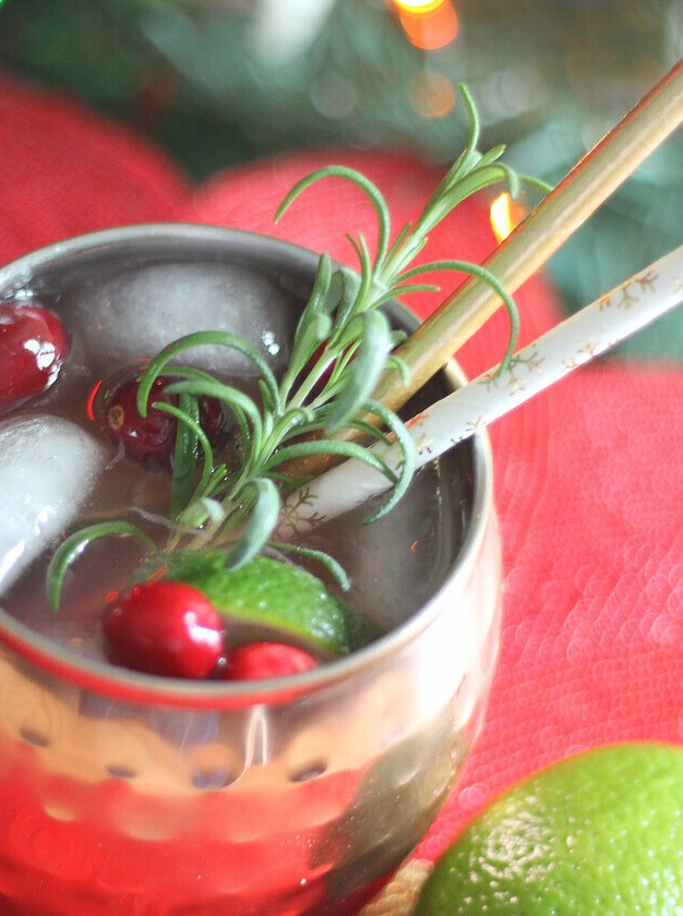 Keto Cranberry Moscow Mule