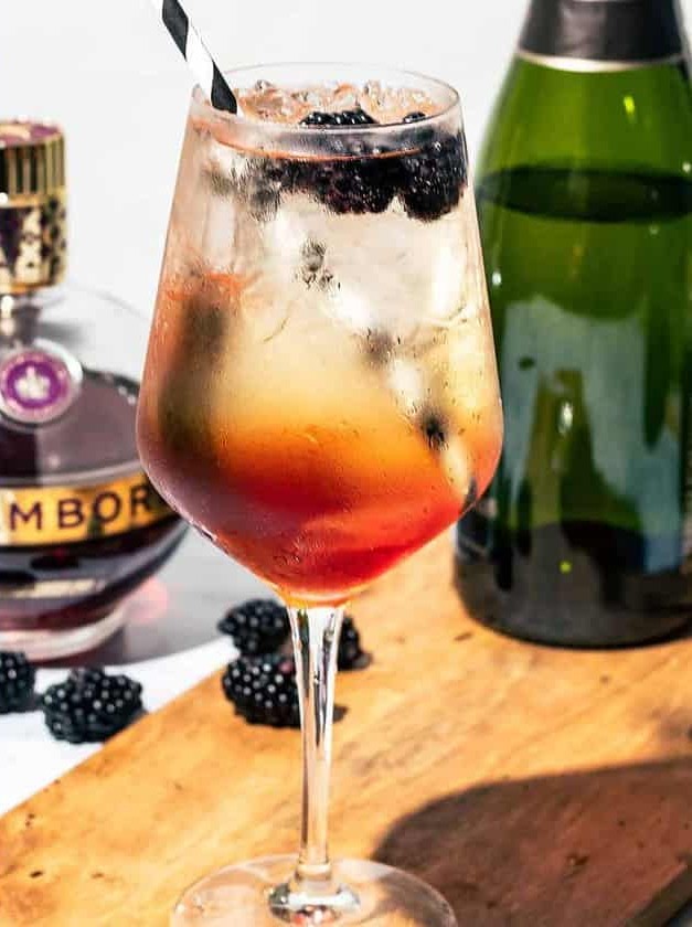 Wild Berry Chambord Spritz Cocktail