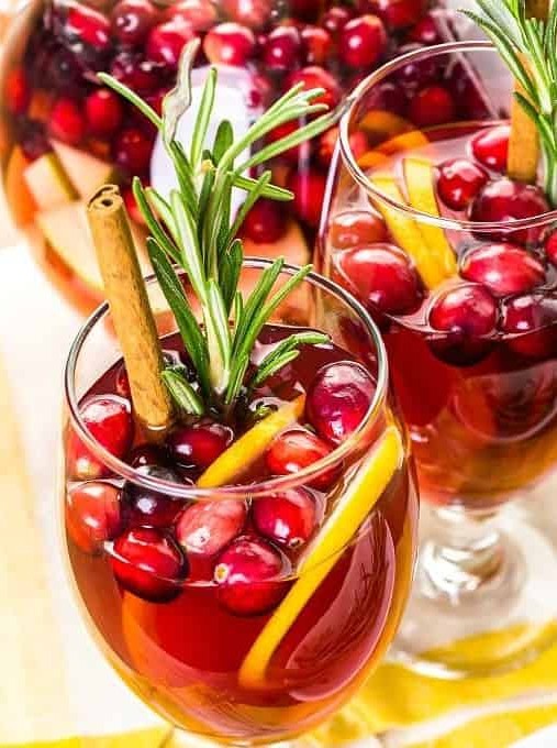 Holiday Cranberry Sangria