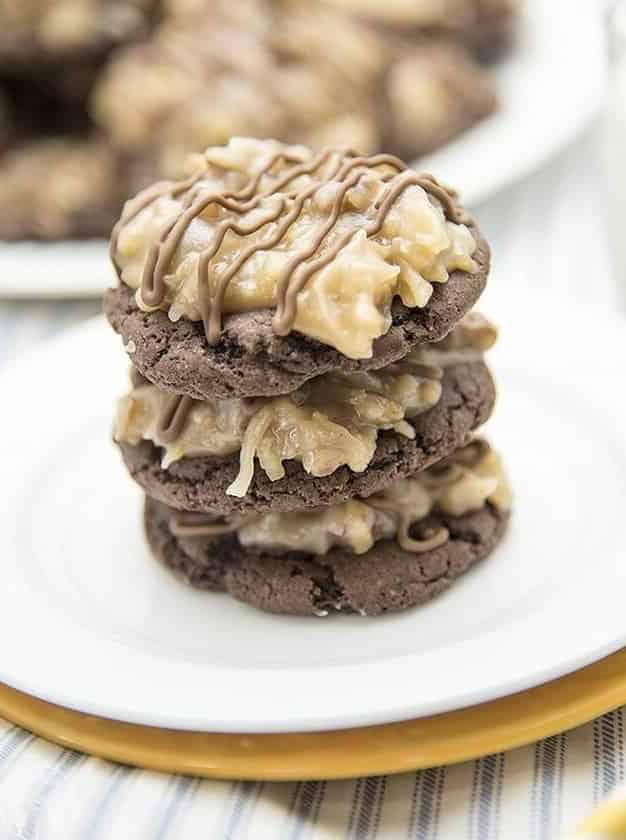 German Chocolate Cake Cookies