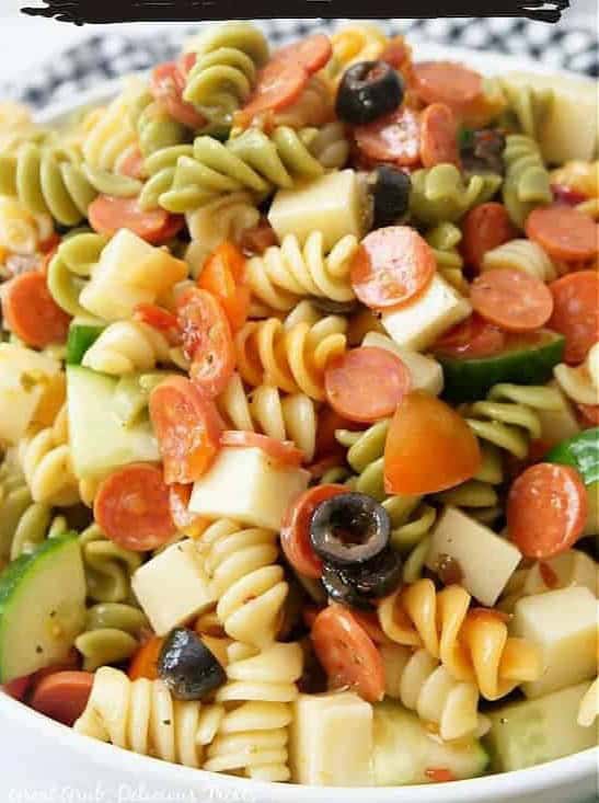 Tri Color Rotini Pasta Salad