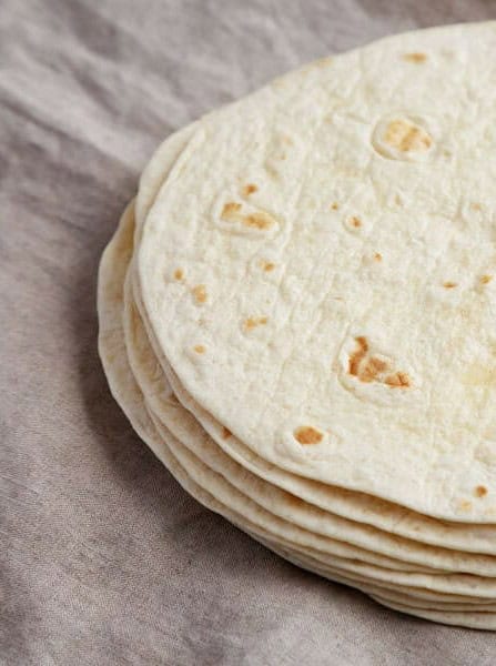 Homemade Flour Tortilla Shells