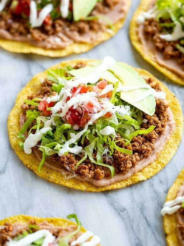 Easy Mexican Tostada