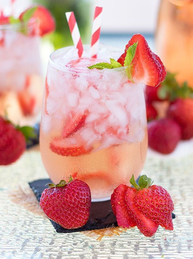 Strawberry Rosé Sangria