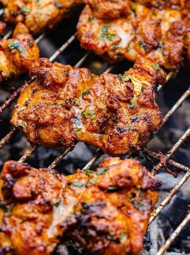 Grilled Boneless Chicken Thighs