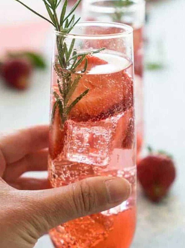 Sparkling Strawberry Sangria