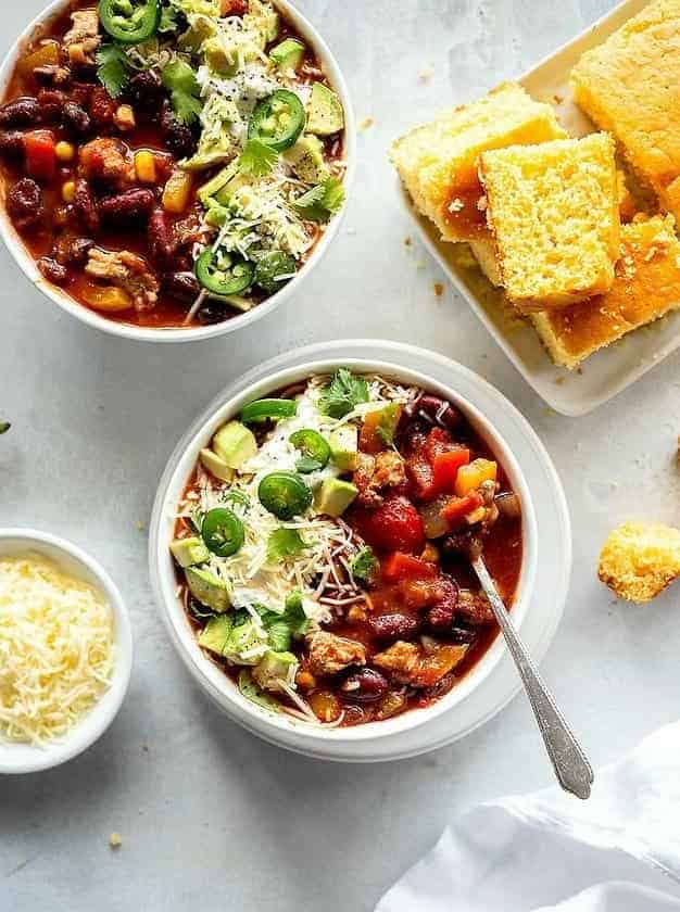 Slow Cooker Turkey Chili