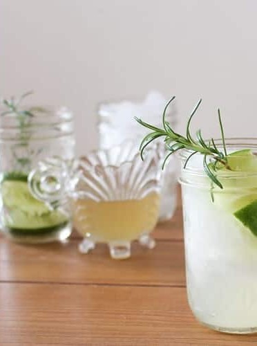 Rosemary Honey Gin Rickey