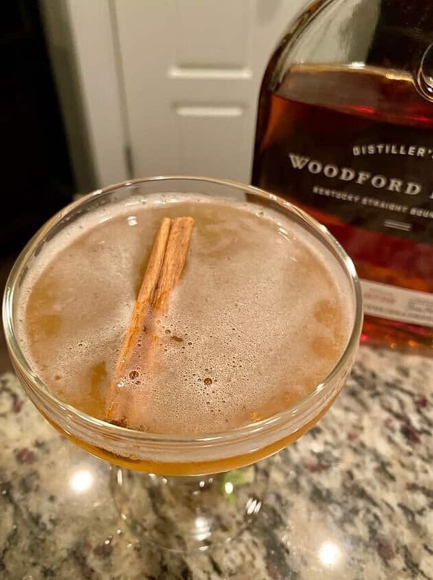 Spiced Pear Bourbon Cocktail