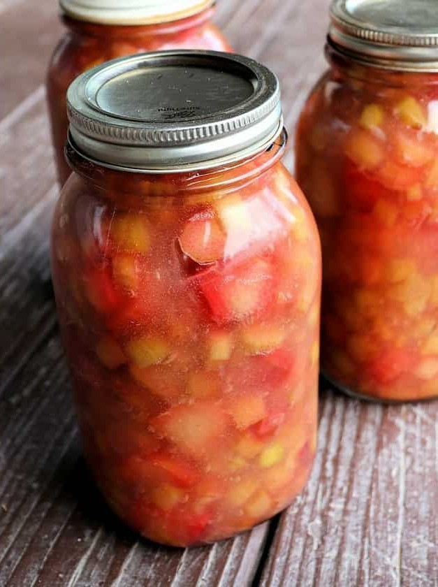 Rhubarb Pie Filling