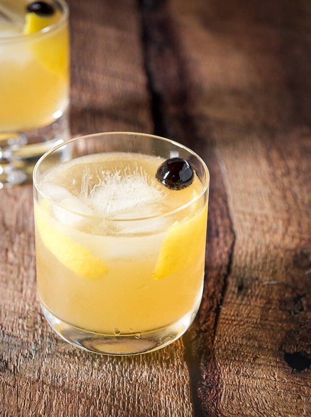 Bourbon Sour Cocktail