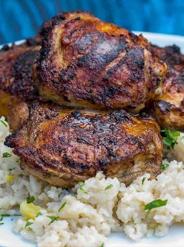 Traeger Jerk Chicken