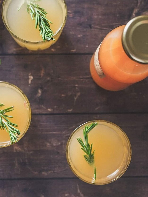 Grapefruit Clementine & Rosemary Shrub