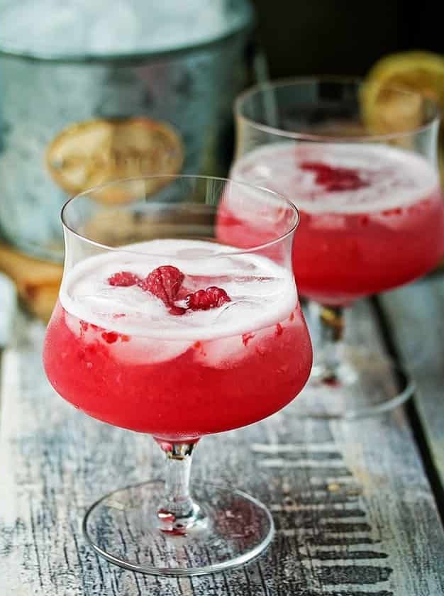 Raspberry & Limoncello Vodka Sour