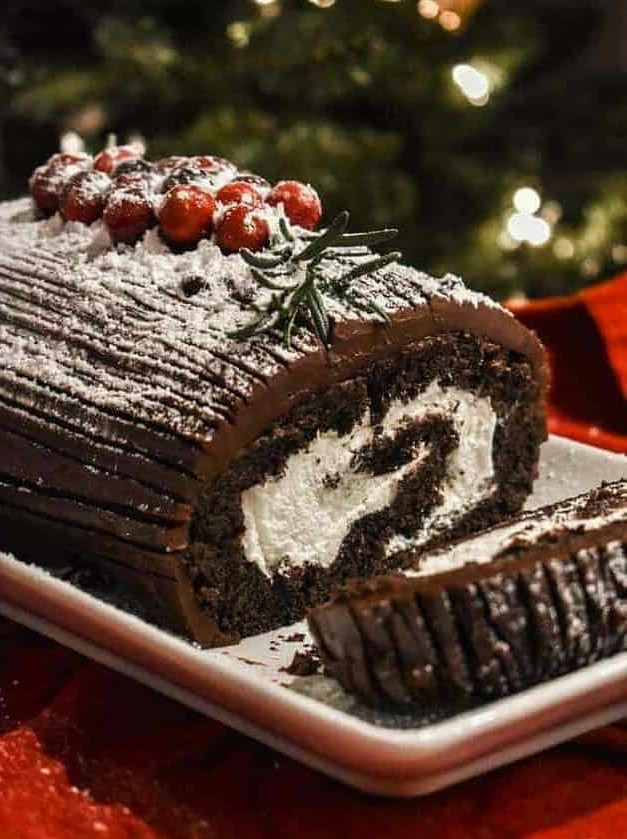 Yule Log Cake