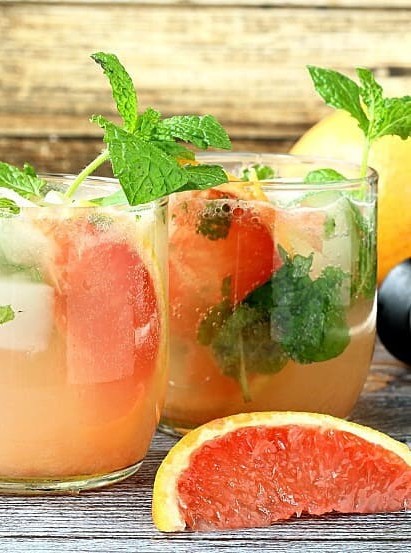 Champagne Grapefruit Mojito