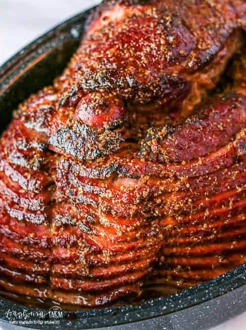 Sage + Brown Sugar Glazed Ham