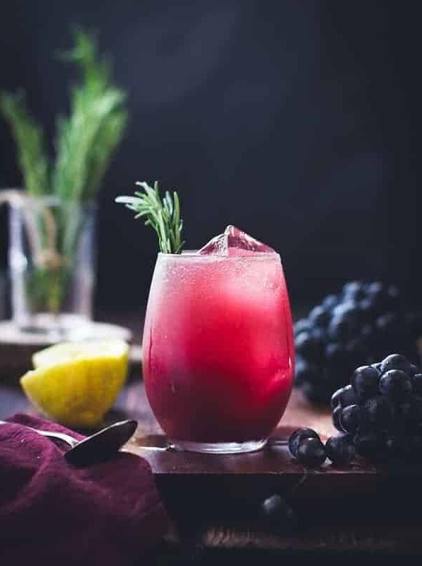 Zinfandel Grape, Rosemary + Gin Crush