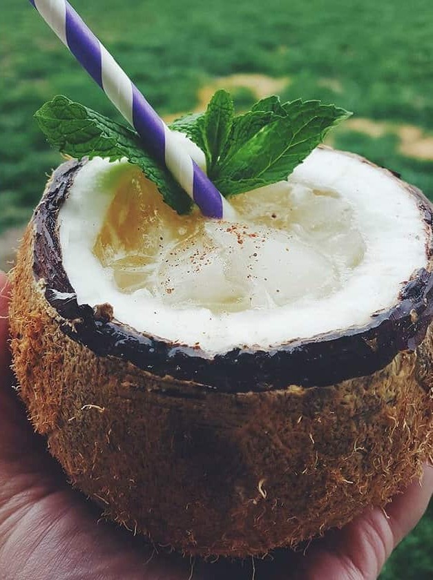 Tropical Coconut Rum Cocktail