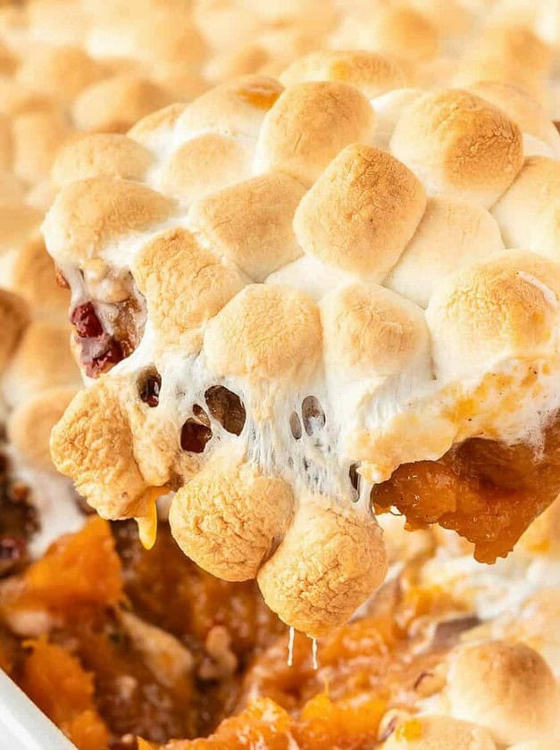 Sweet Potato Casserole with Marshmallows