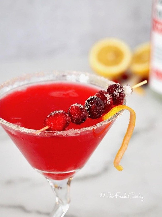 Cranberry Lemon Drop Martini