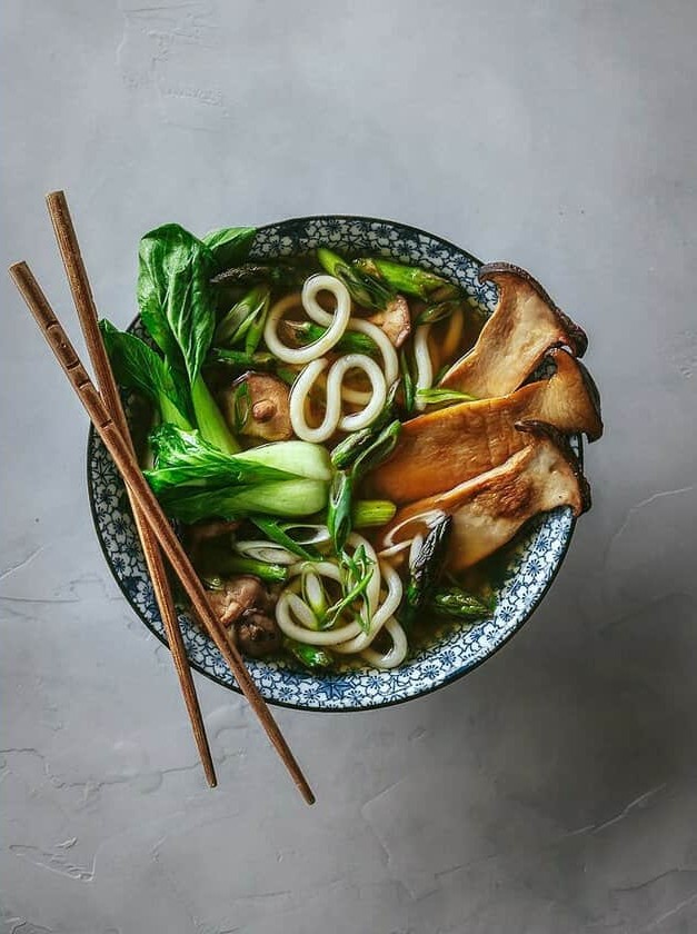 Vegetable Udon Noodle Soup