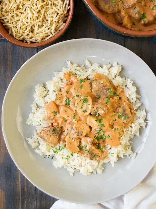 Brazilian Beef Stroganoff