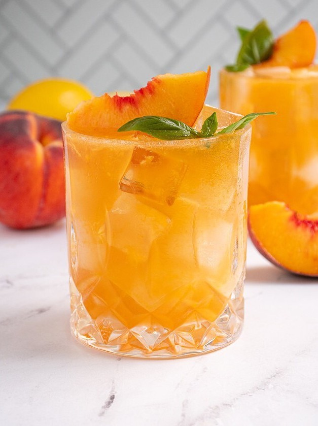 Bourbon Peach Smash