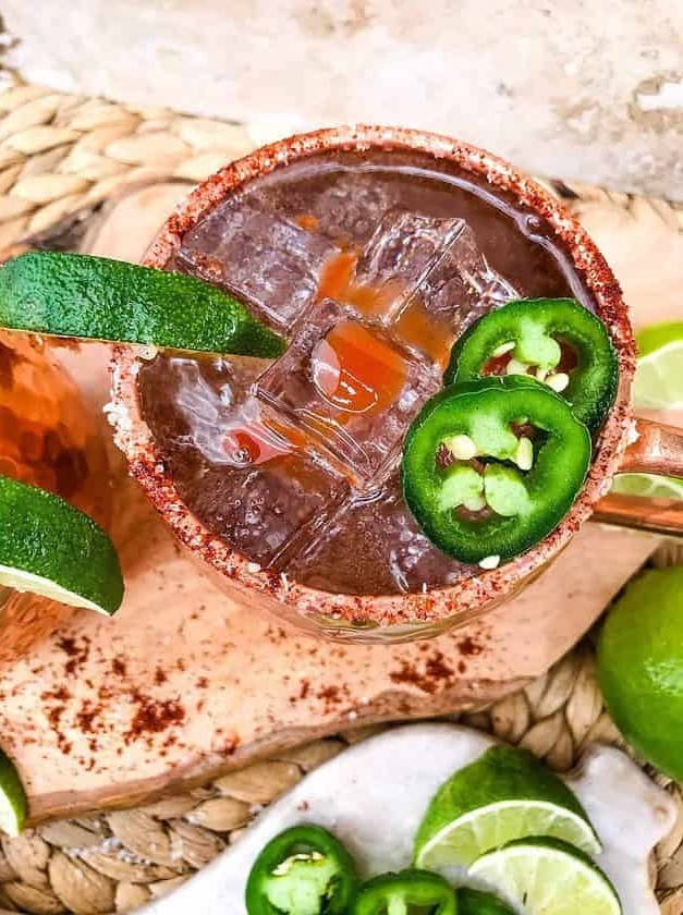 Spicy Mexican Mule Cocktail