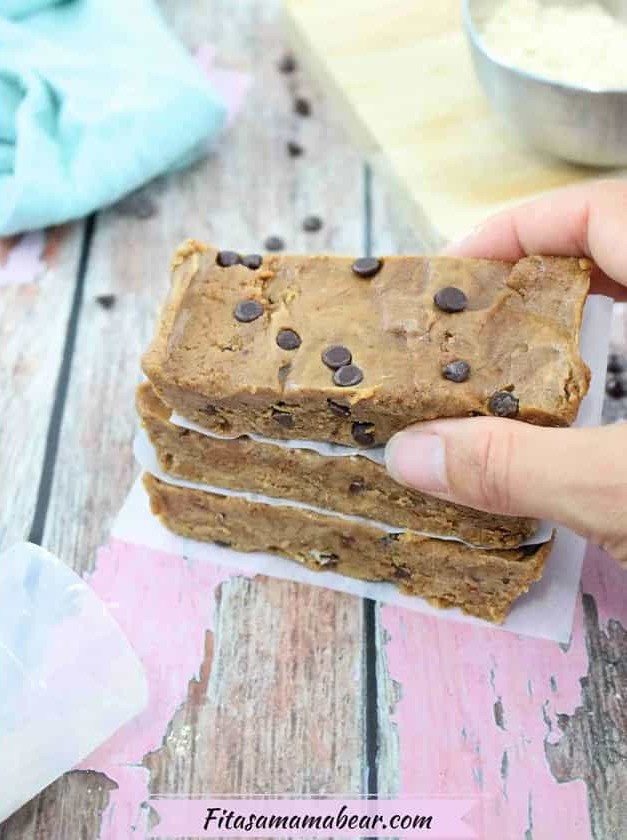 Gluten-Free Cookie Dough Protein Bars