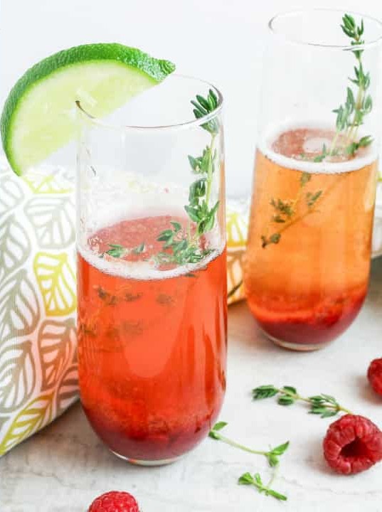 Summer Champagne Cocktail