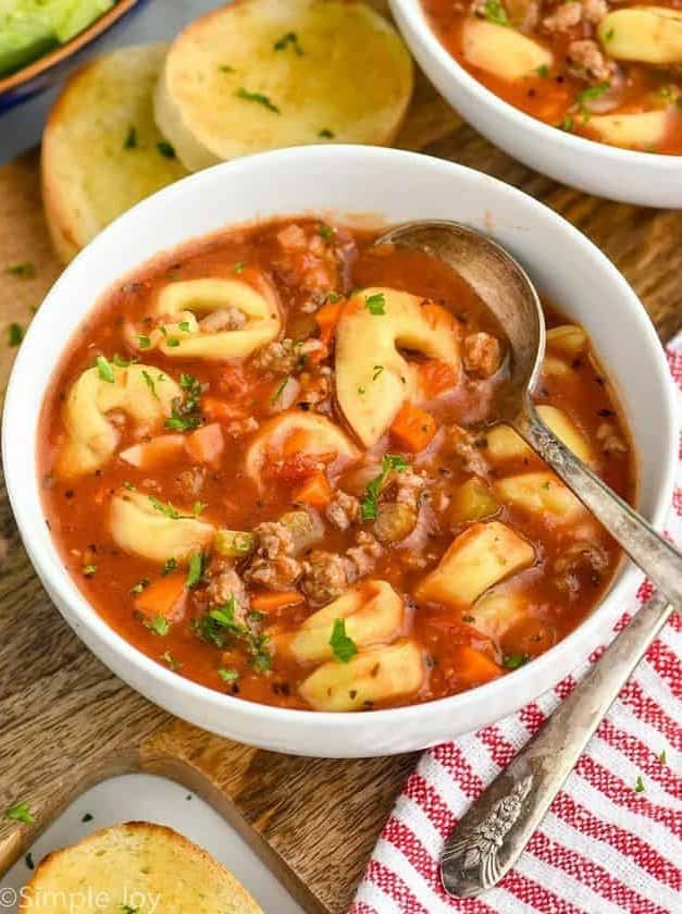 Sausage and Tortellini Soup