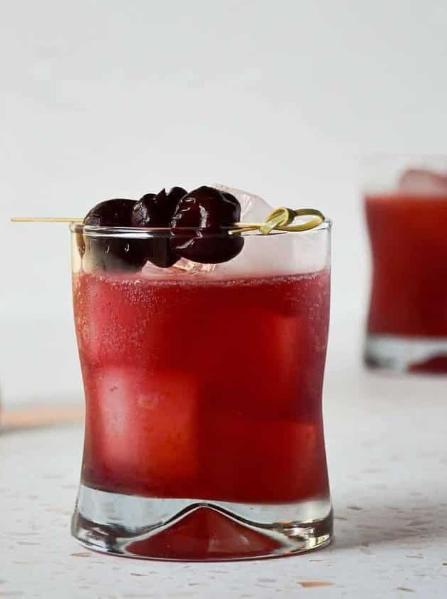 Cherry Bourbon Smash